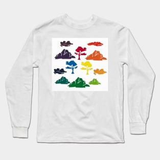 Nature's Primary Colors Rainbow Long Sleeve T-Shirt